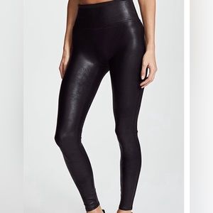 Spanx Faux Leather Leggings Small